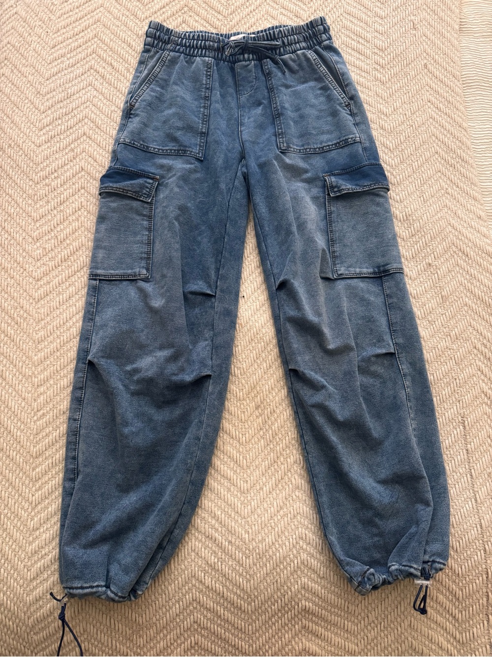 Roxy Blue Cargo Jogger Pants